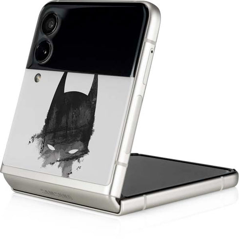 DC Comics Batman Mask Art Galaxy Z Flip3 5G Skin